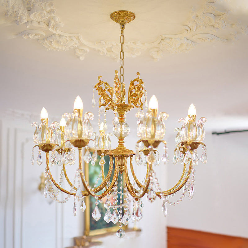 Selelian candelabru din cristal