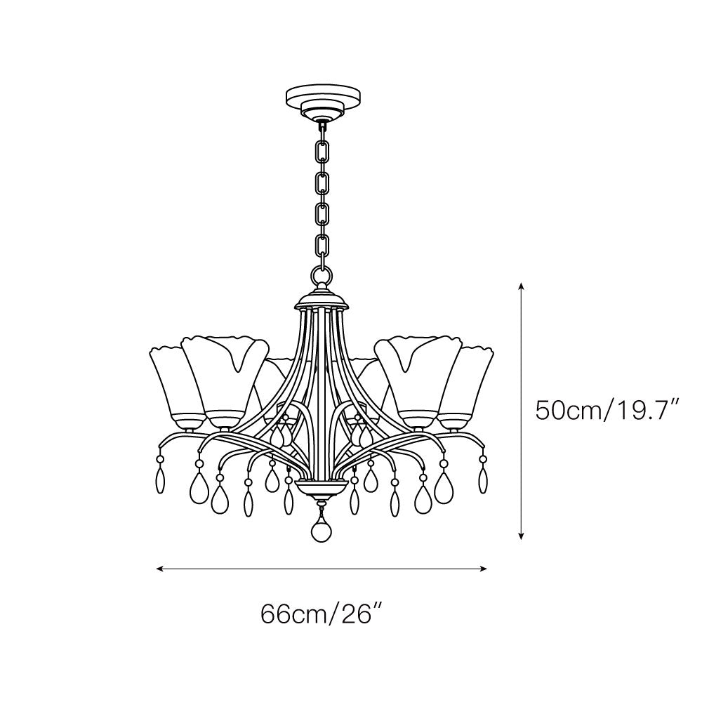 Luxisella candelabru din cristal