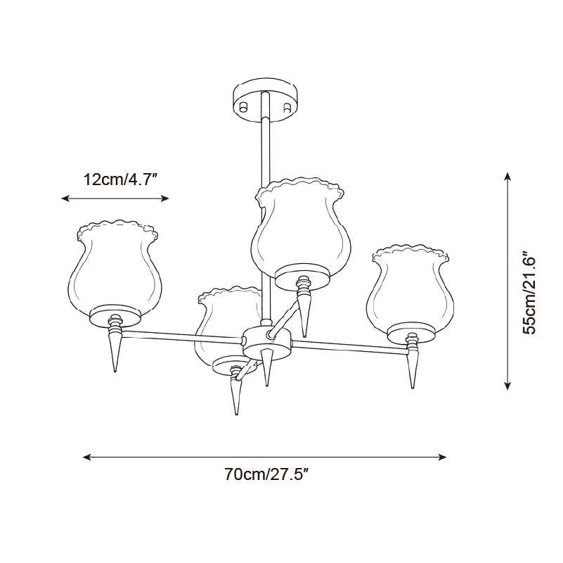 Ciraraine candelabru