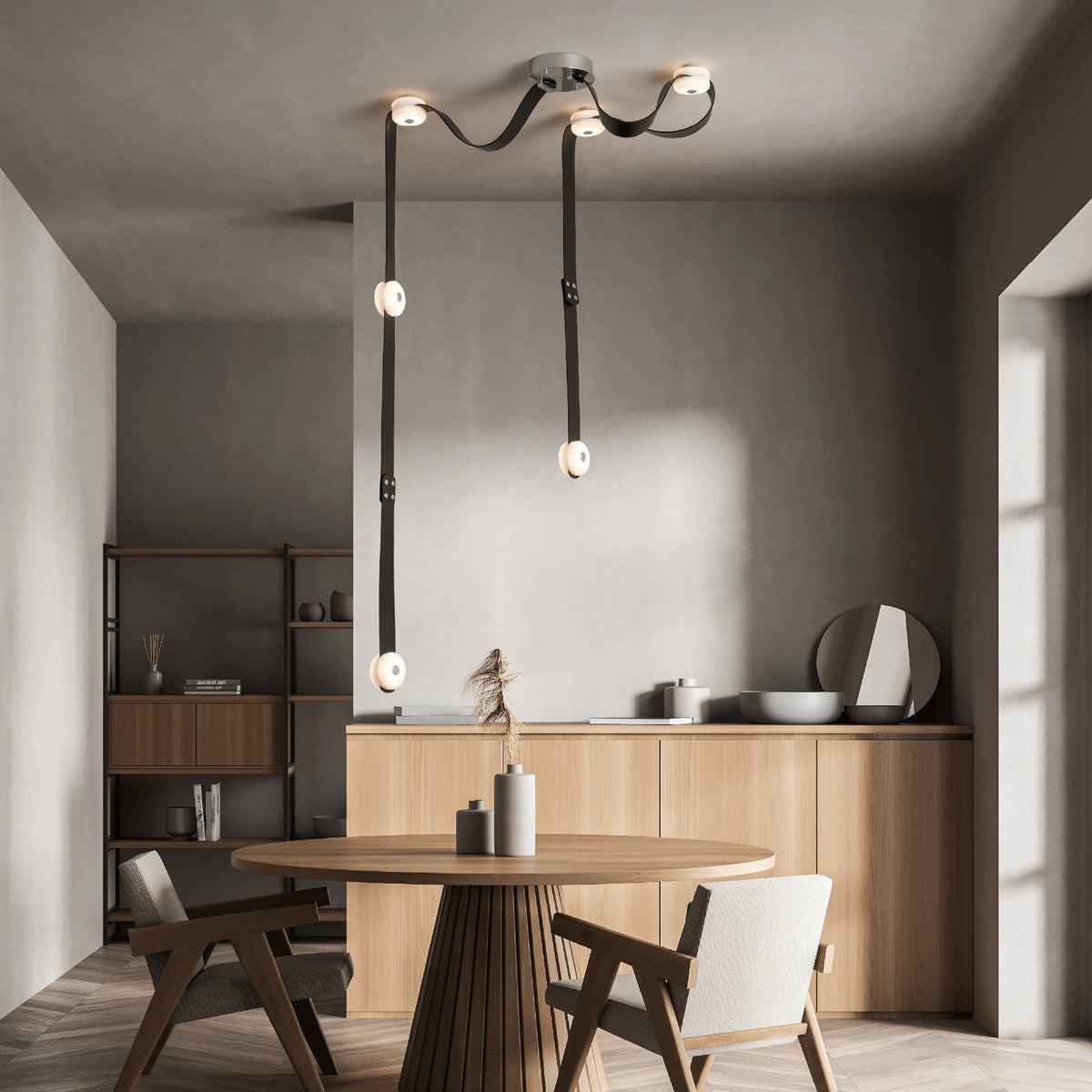 Nivuella candelabru din alabastru