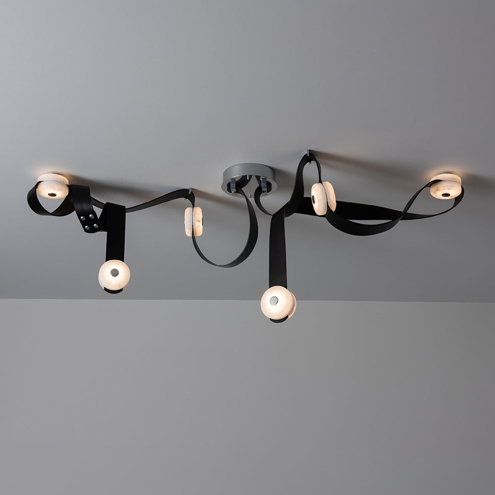 Nivuella candelabru din alabastru