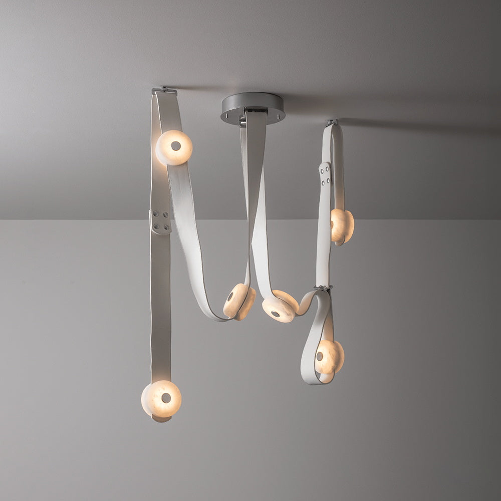 Nivuella candelabru din alabastru