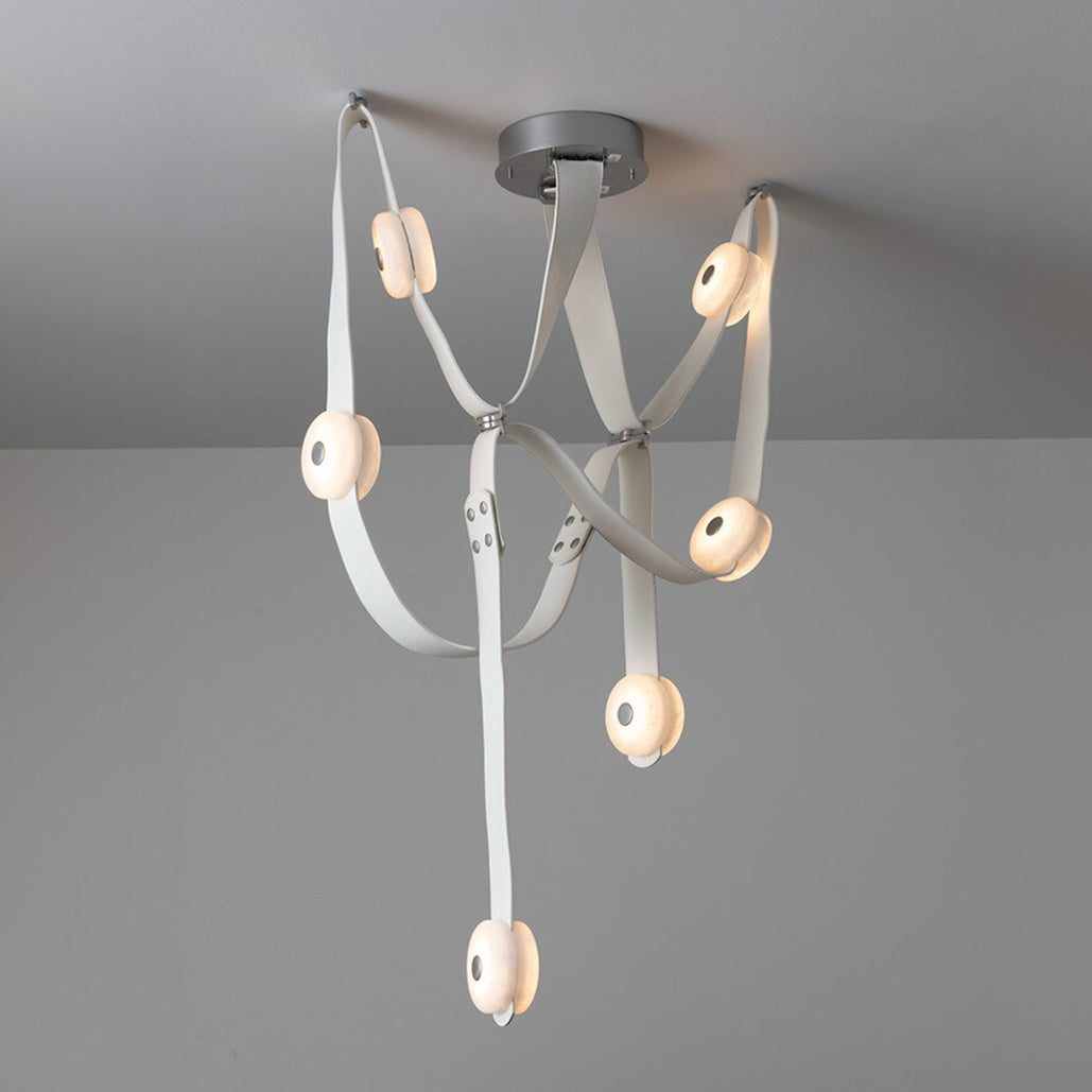 Nivuella candelabru din alabastru