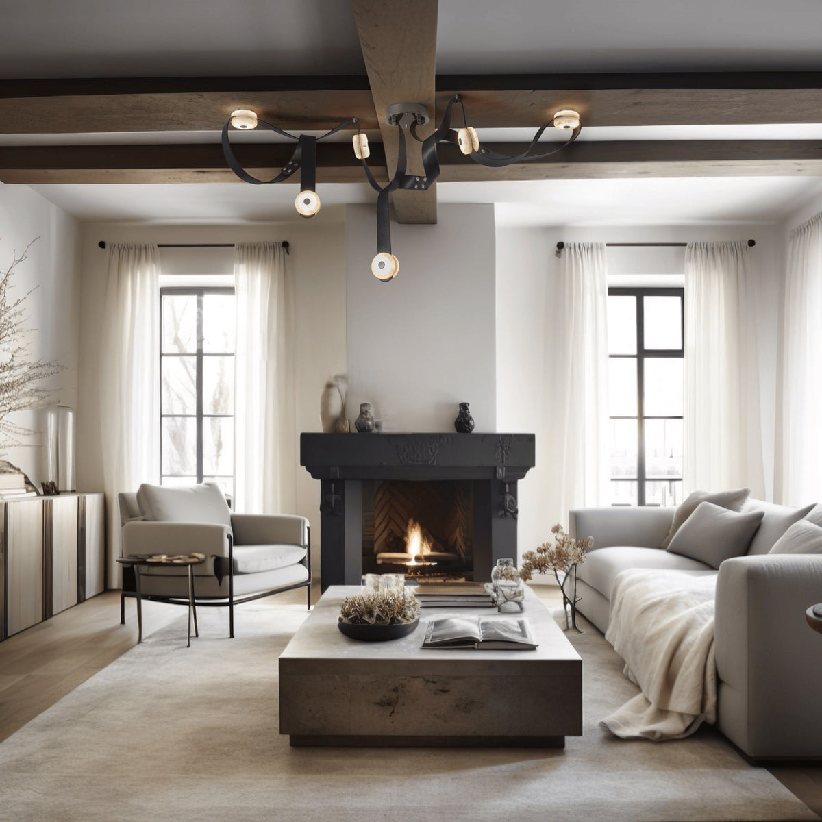 Nivuella candelabru din alabastru