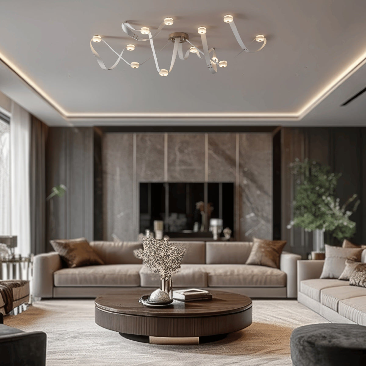 Nivuella candelabru din alabastru