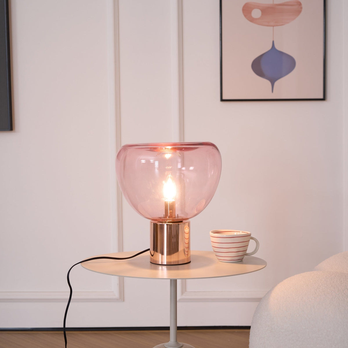 Jade lampă de masă modernă