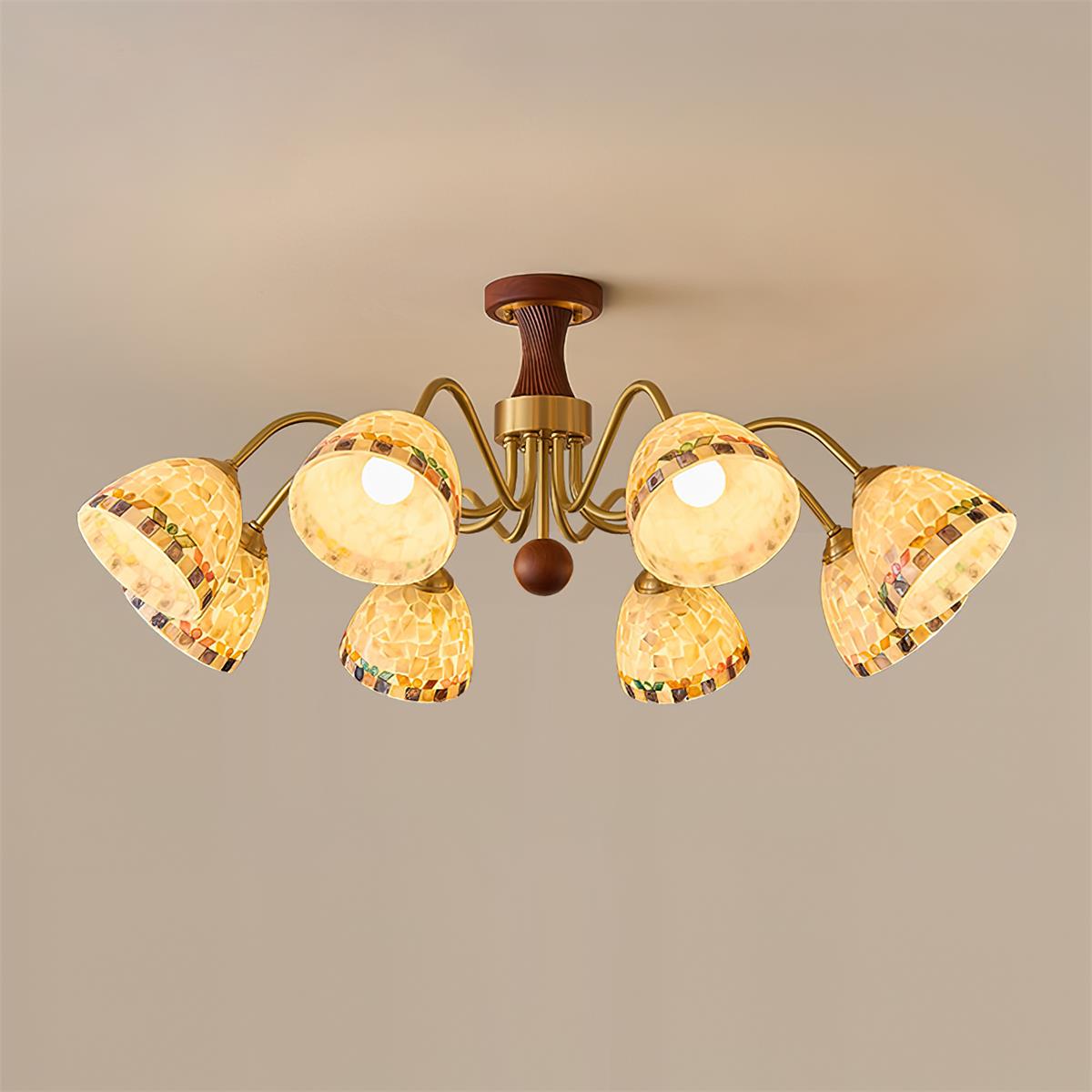 Orelerira candelabru, cu glob