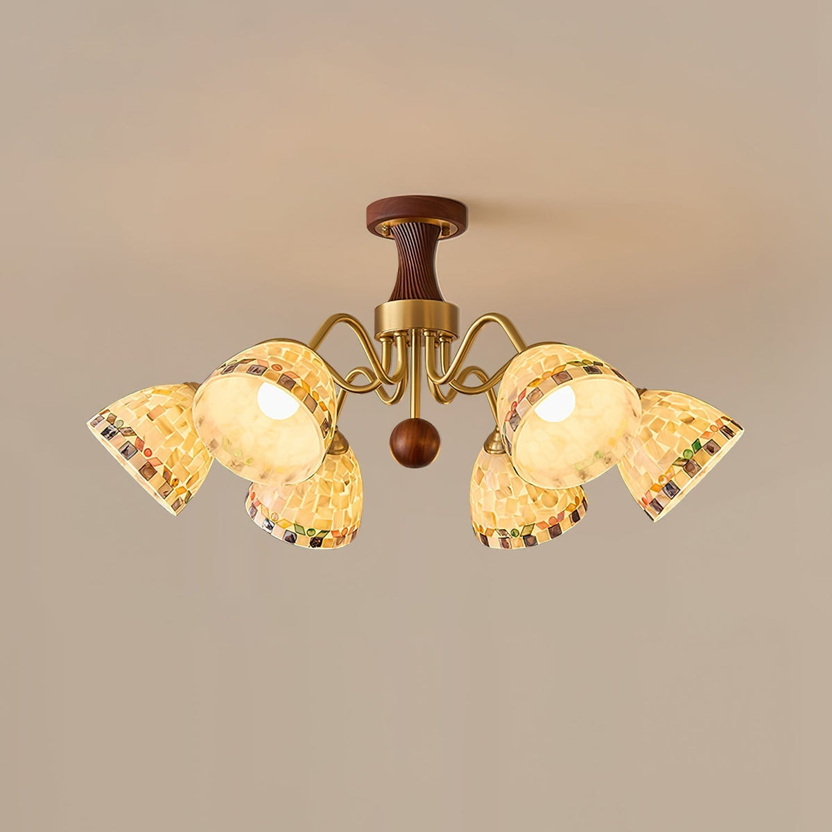 Orelerira candelabru, cu glob