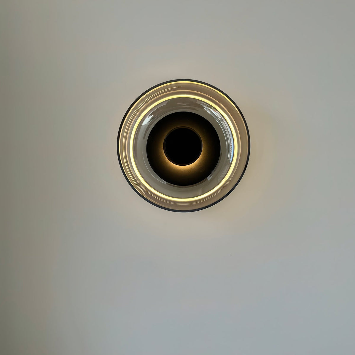 Aether aplică de perete din sticlă din alamă