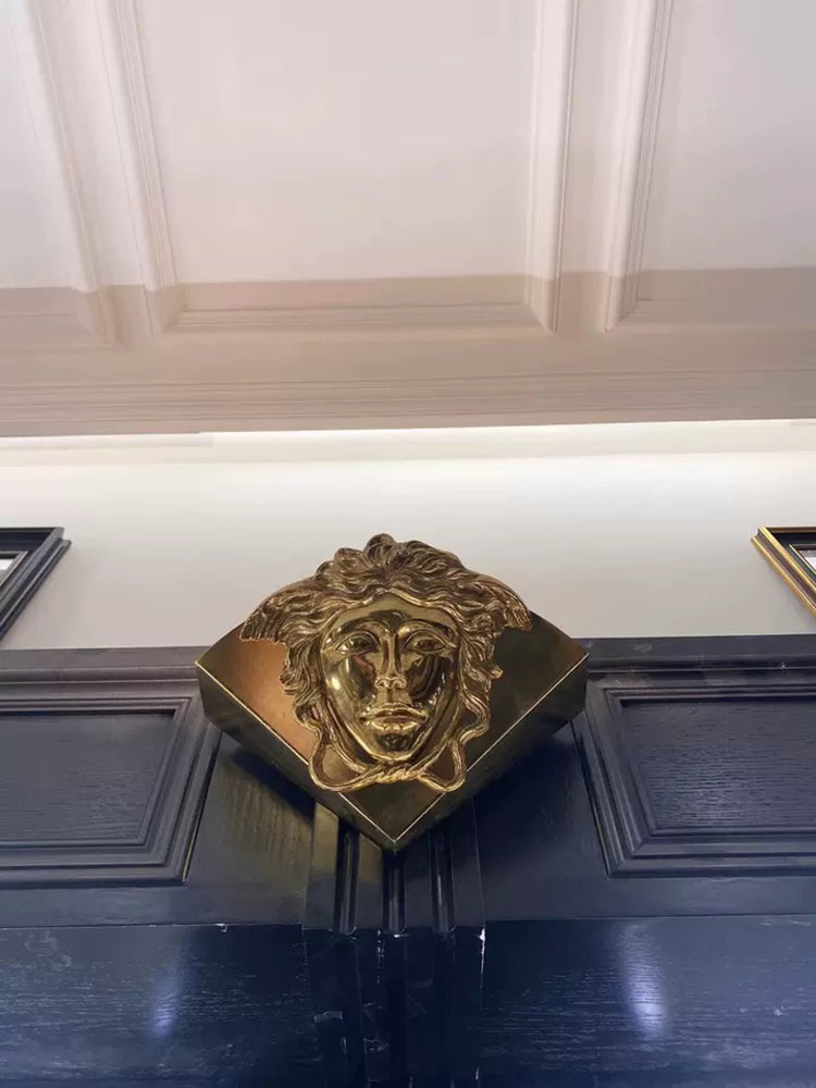 Sphinx aplică de perete din alamă