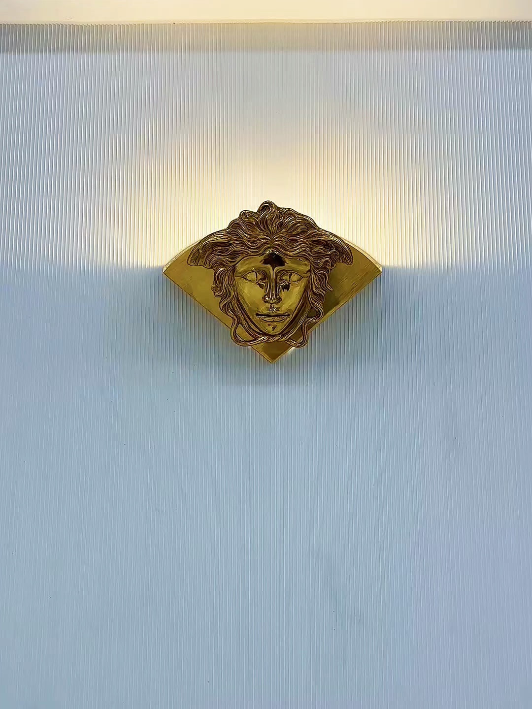 Sphinx aplică de perete din alamă