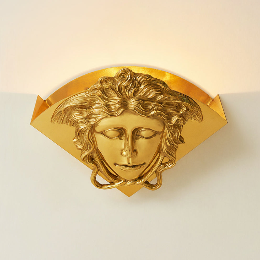 Sphinx aplică de perete din alamă