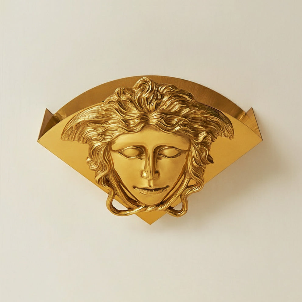 Sphinx aplică de perete din alamă