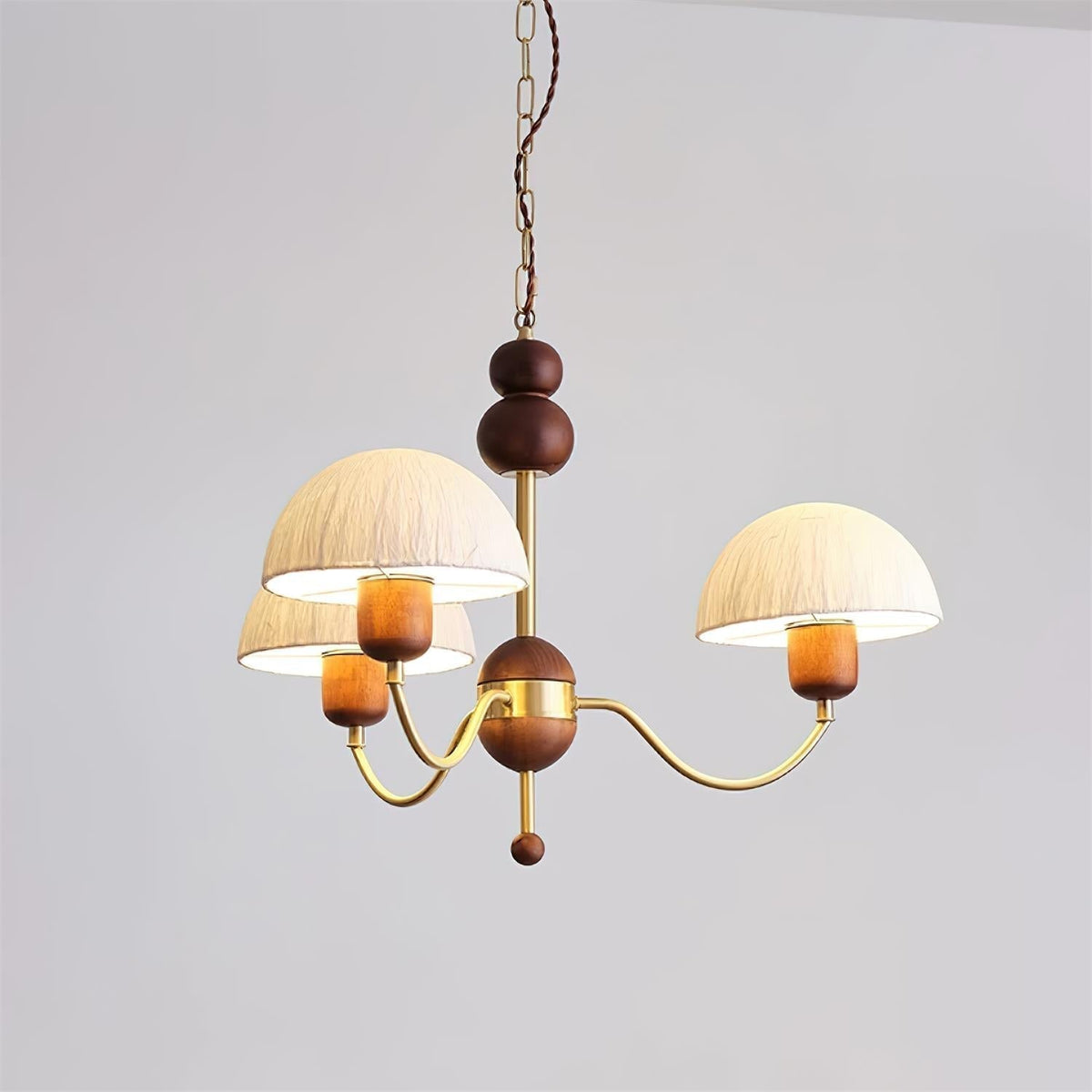 Core candelabru din hârtie de orez, în stil modernist de la mijlocul secolului