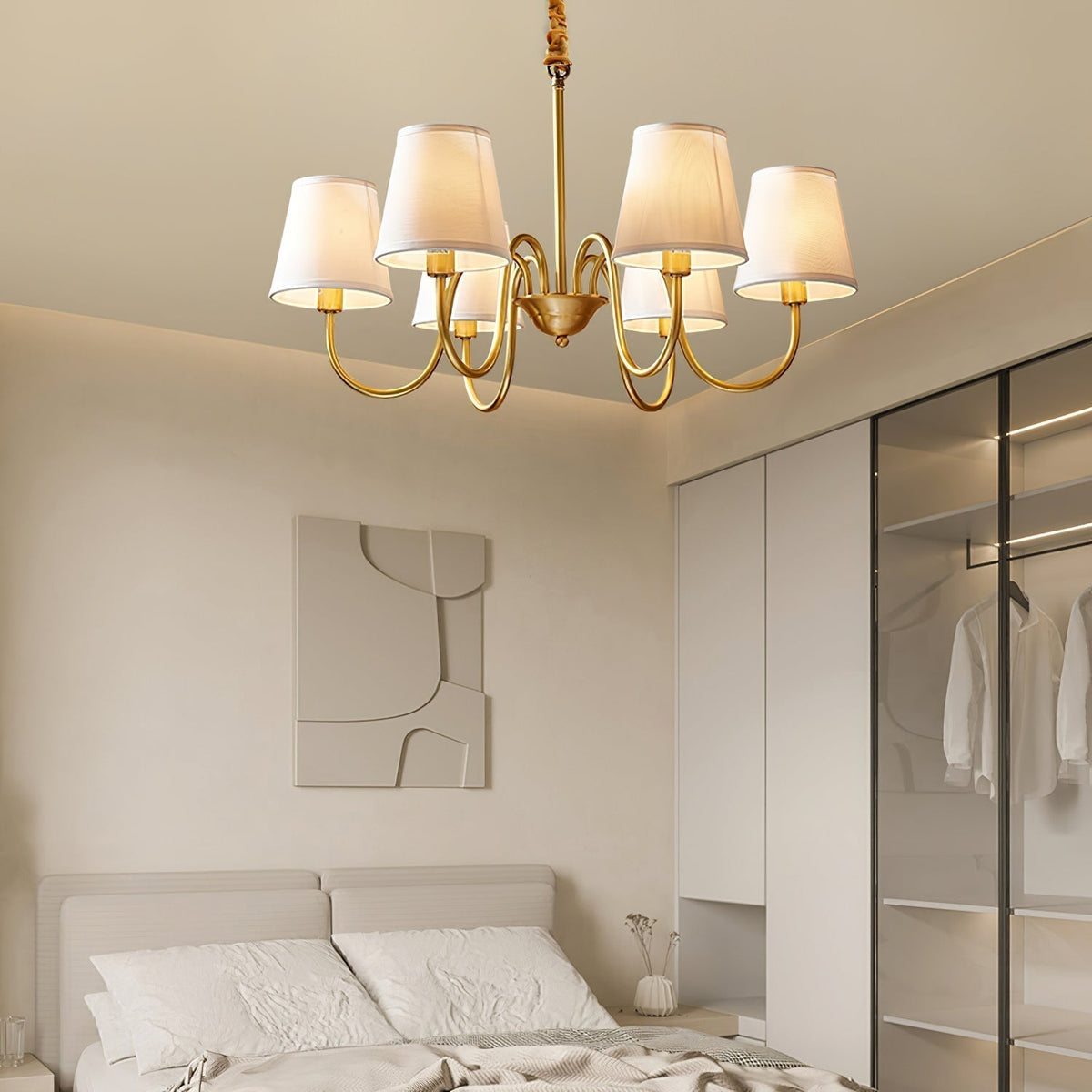 Dalen tradițional Stacey material textil candelabru