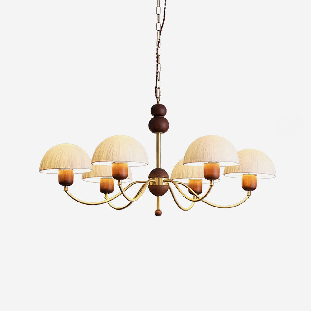 Core candelabru din hârtie de orez, în stil modernist de la mijlocul secolului