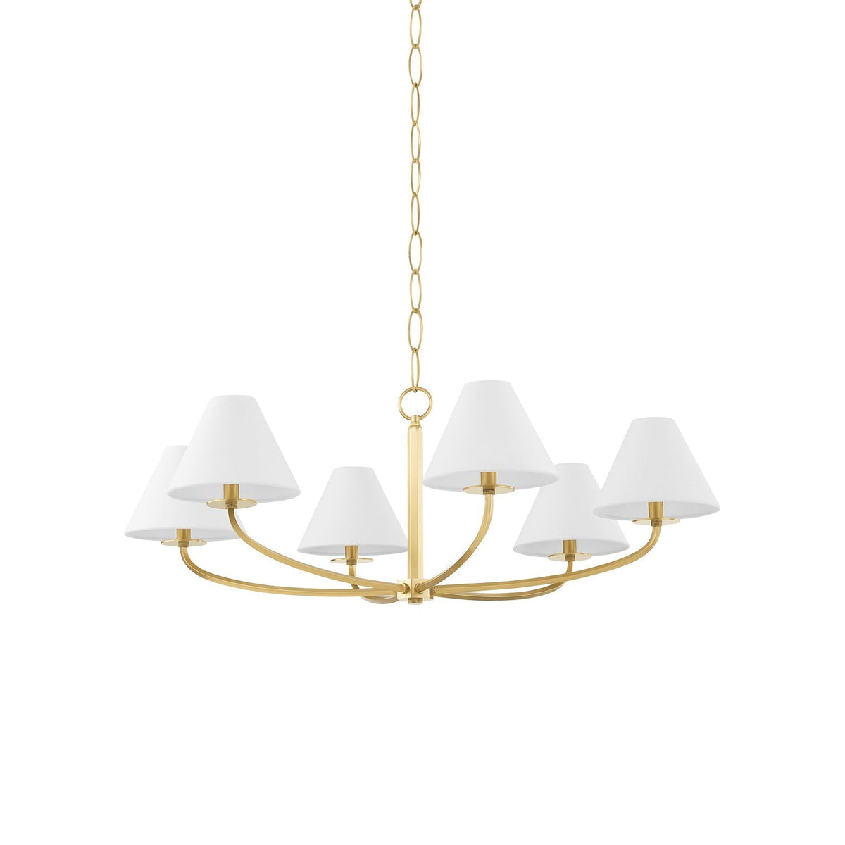 Linenena candelabru cu abajur textil
