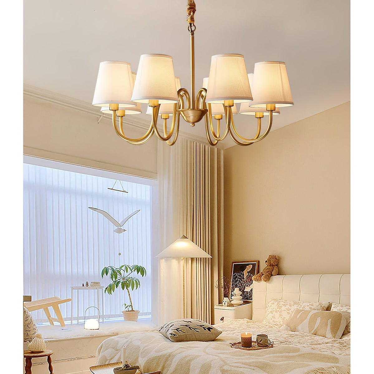 Dalen tradițional Stacey material textil candelabru