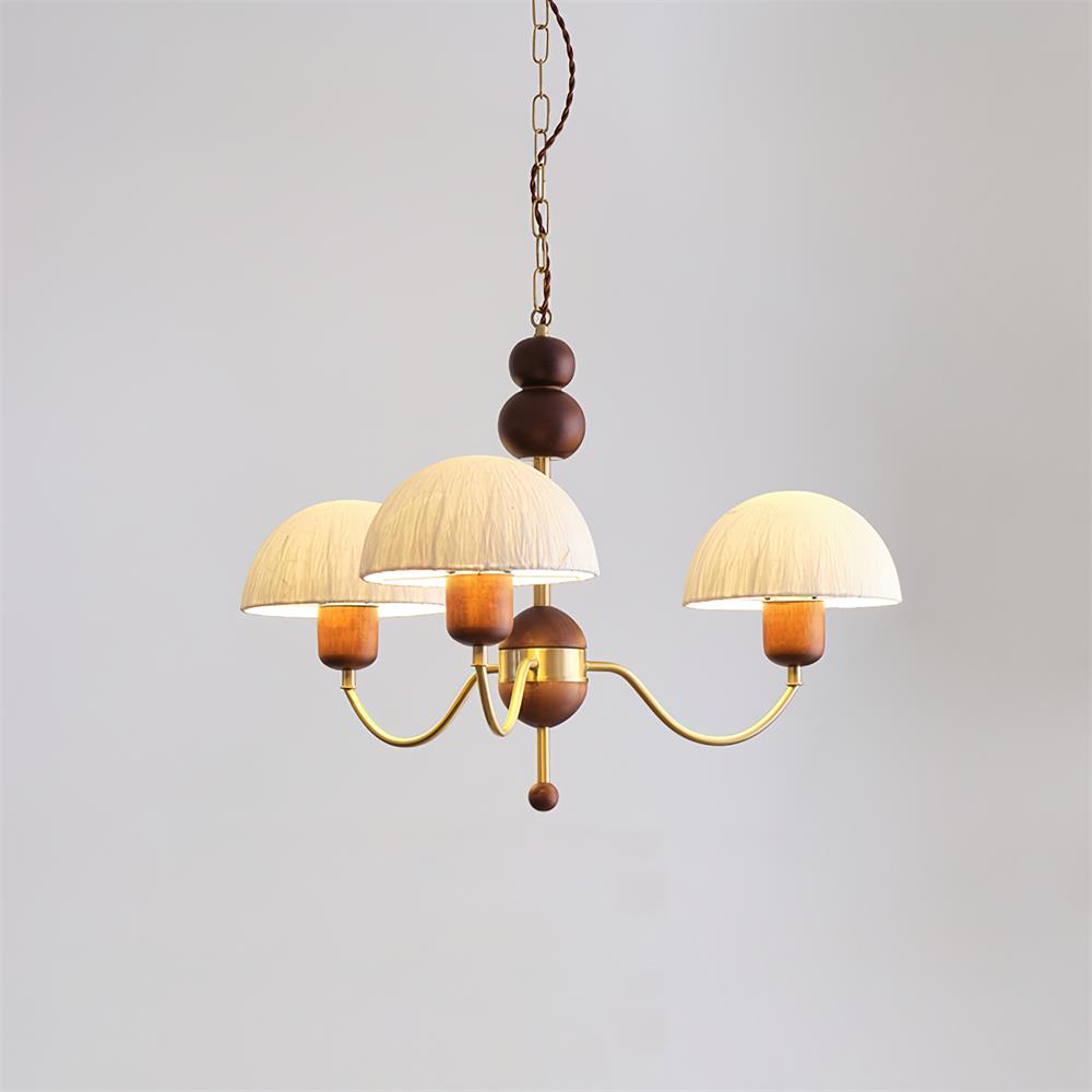 Core candelabru din hârtie de orez, în stil modernist de la mijlocul secolului