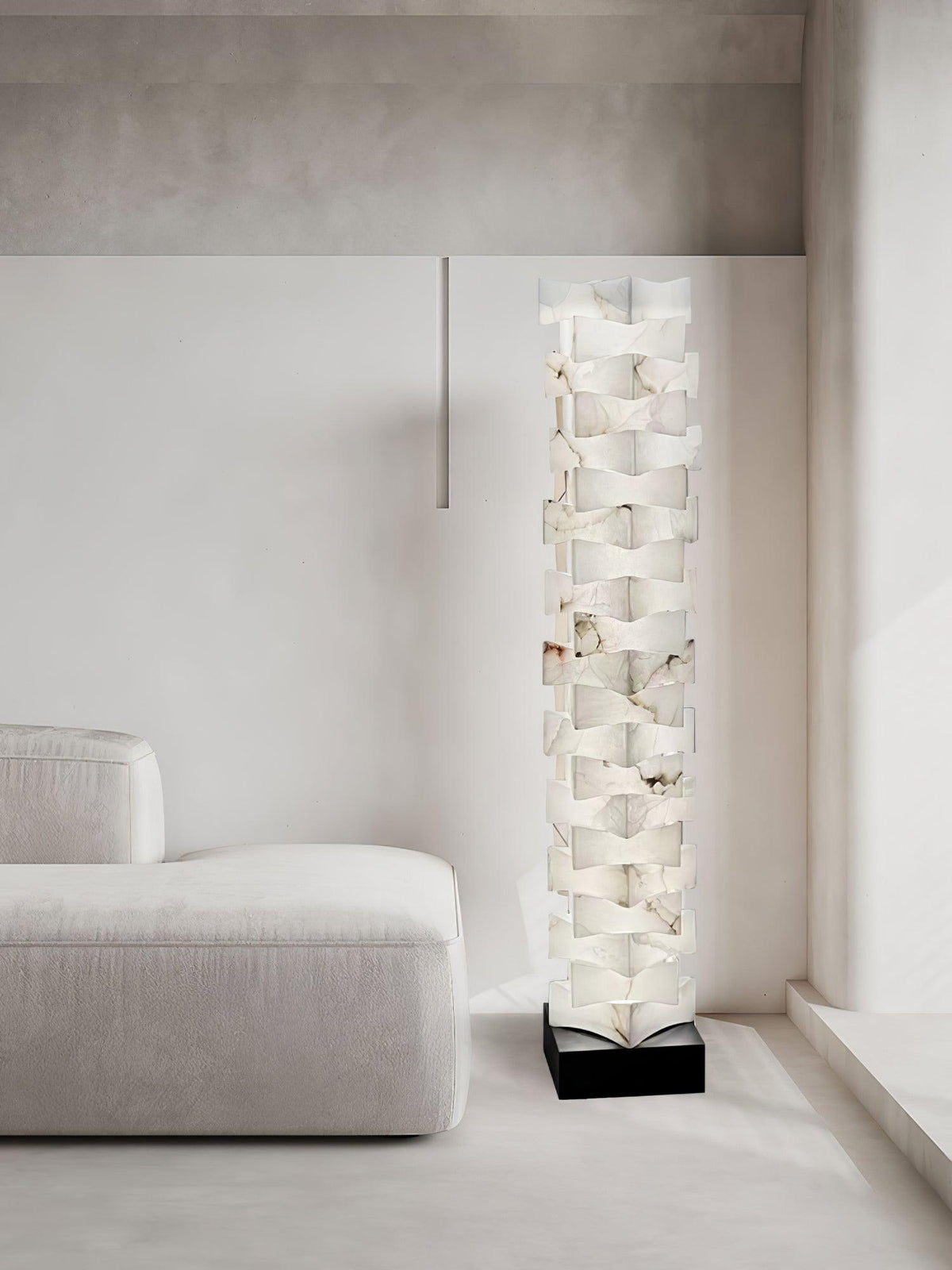 Sostix lampadar din alabastru