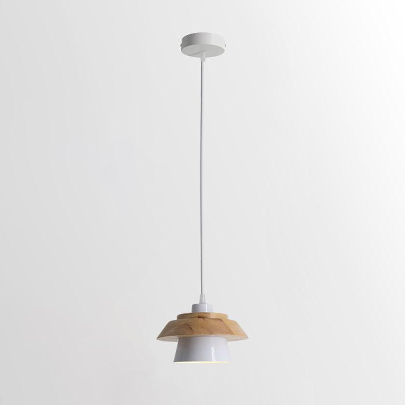 Arisha lampă suspendată modernă din metal și lemn, diverse culori