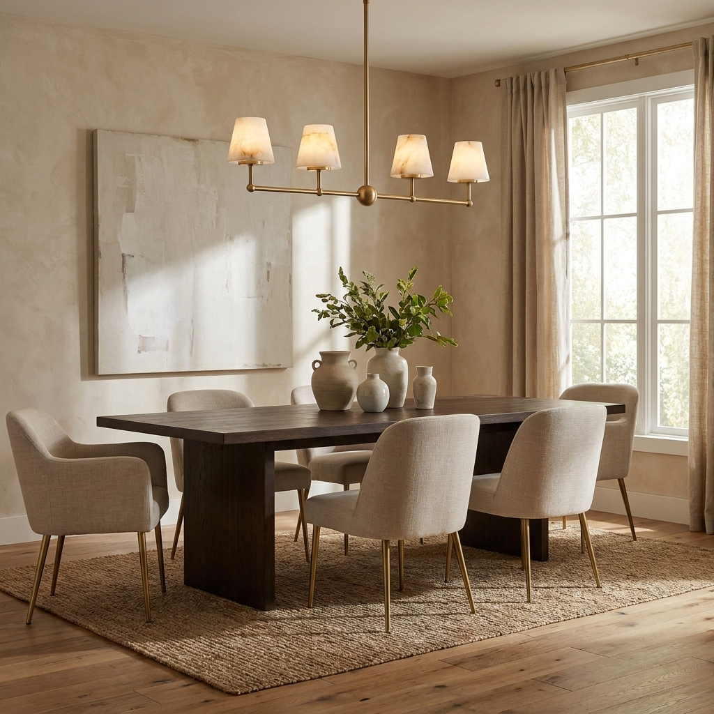 Quillford candelabru din alabastru