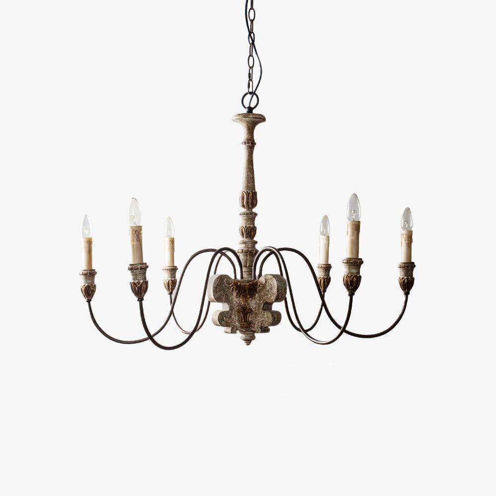 Silva candelabru bronz din metal, retro, LED, pentru living