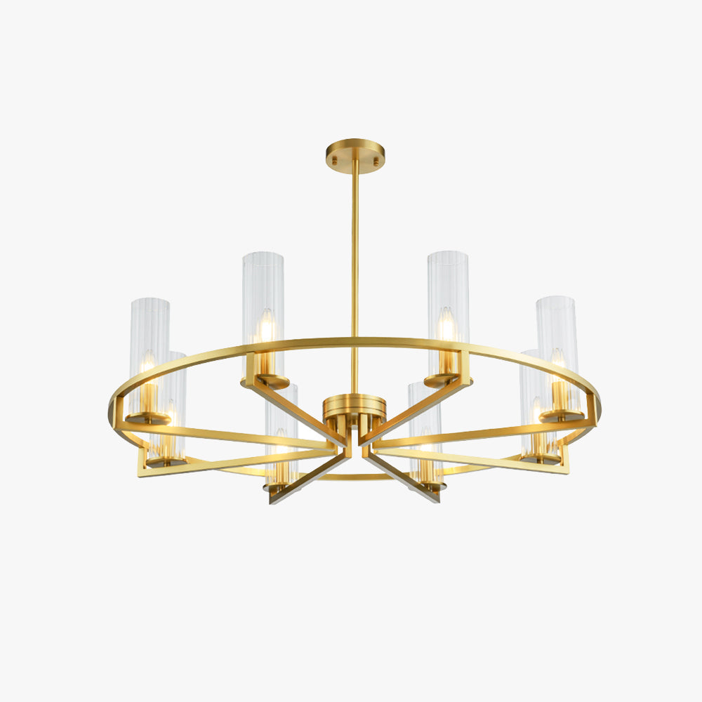 Arisha lampă suspendată postmodernă din sticlă și metal pentru living/cameră de dormit, în stil modern