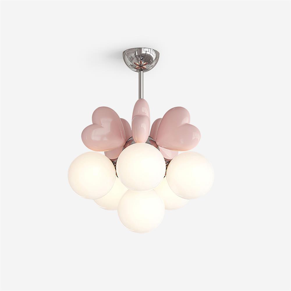 Candelabru Heart Accents glob Shades jucăuș modern copii Room