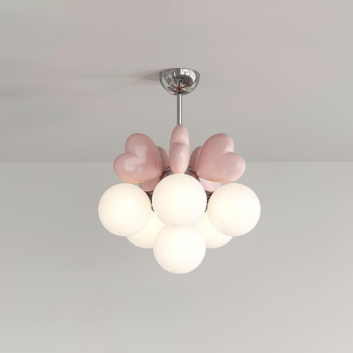 Candelabru Heart Accents glob Shades jucăuș modern copii Room