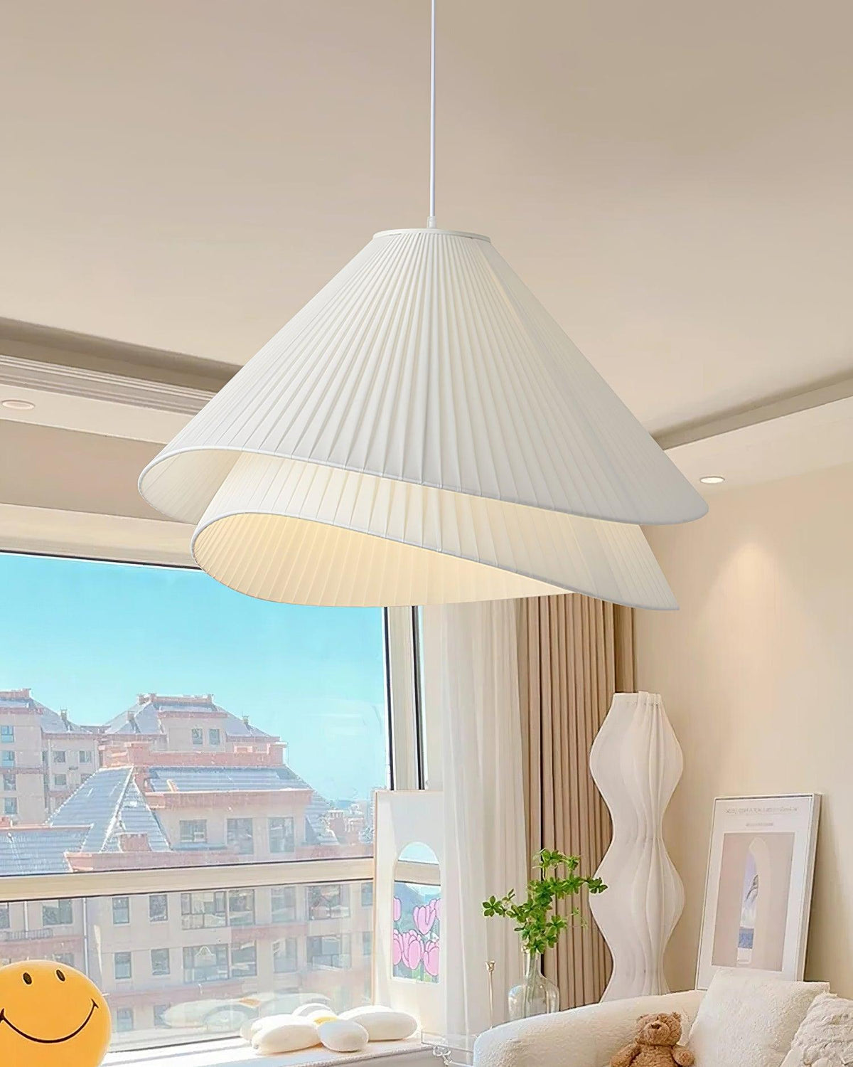 Tempo lampă suspendată, plisată