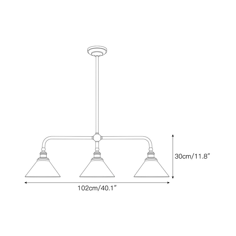 Oriivaria Eleganță din alamă candelabru 3 surse de lumină
