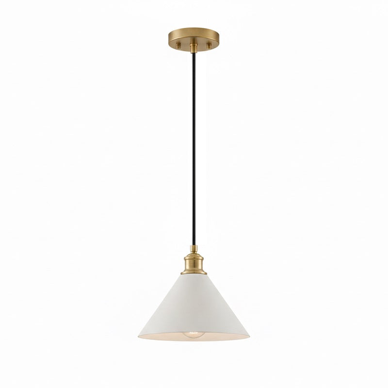Soluenne lampă suspendată din alamă, contemporană