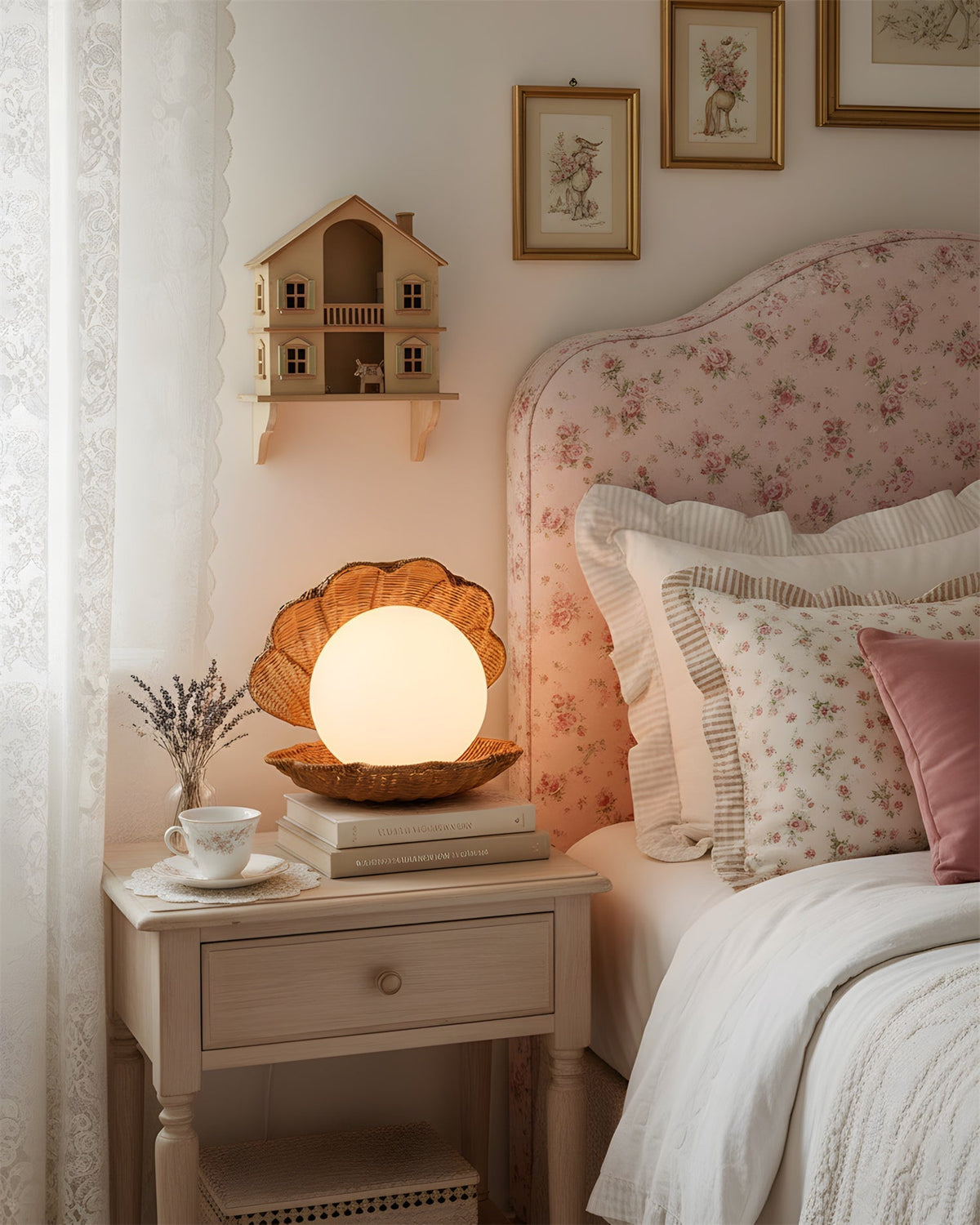 Rivuella Seashell lampă de masă