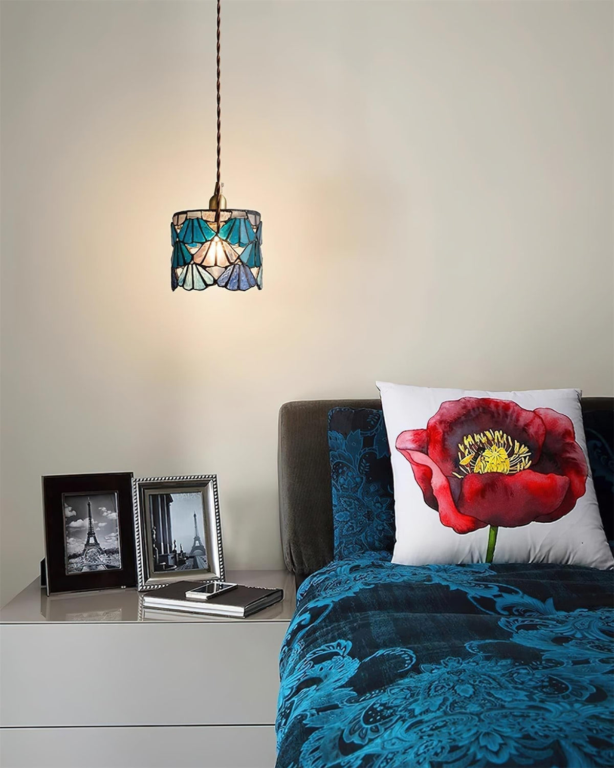 Lioraen lampă suspendată Tiffany Design clasic