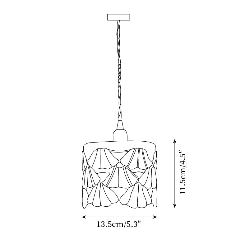 Lioraen lampă suspendată Tiffany Design clasic