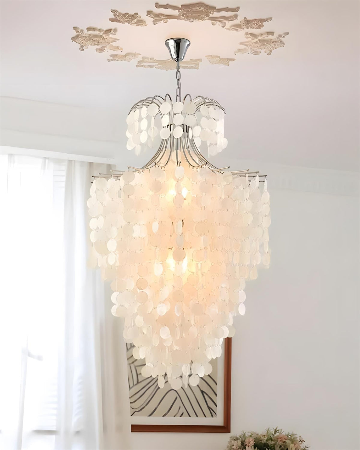 Coralian candelabru, în formă de scoică