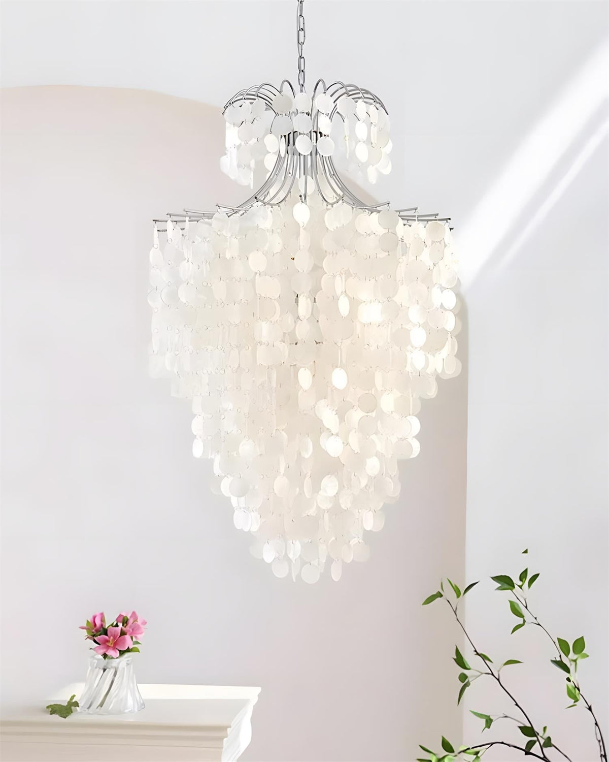 Coralian candelabru, în formă de scoică
