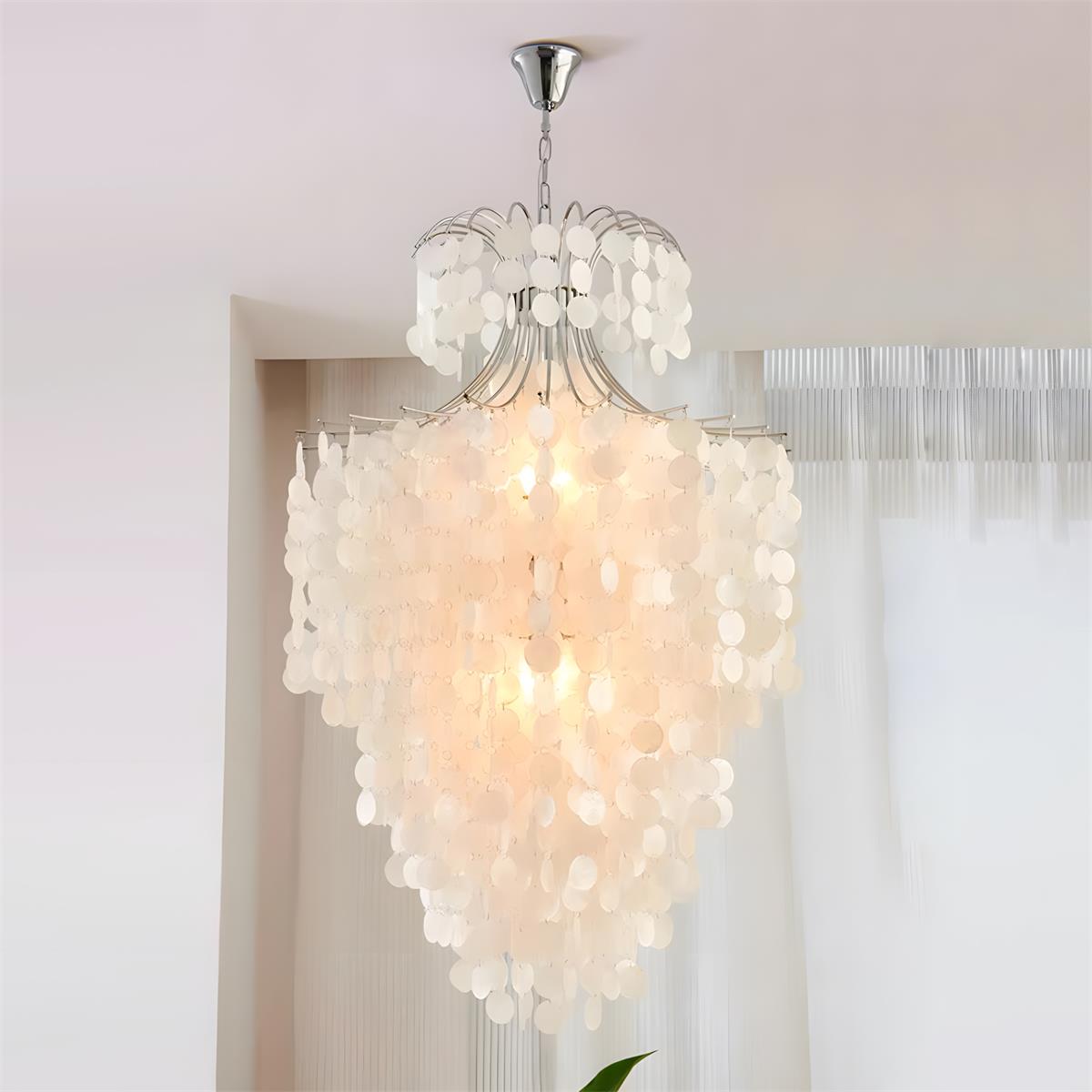 Coralian candelabru, în formă de scoică
