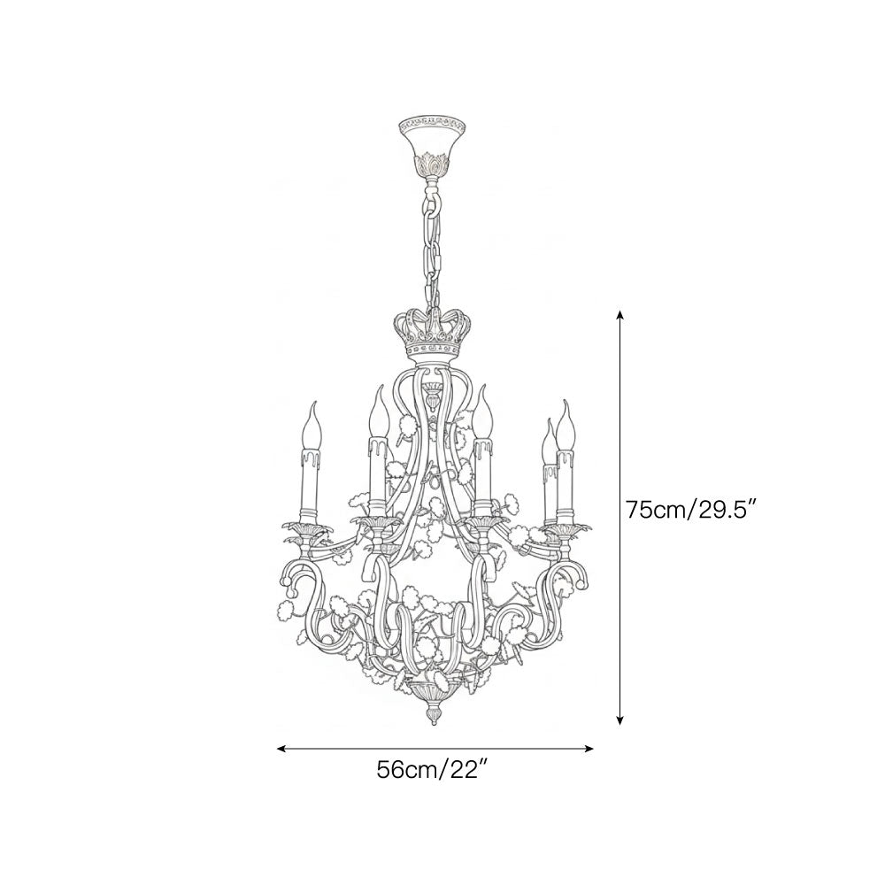 Rosavienne candelabru