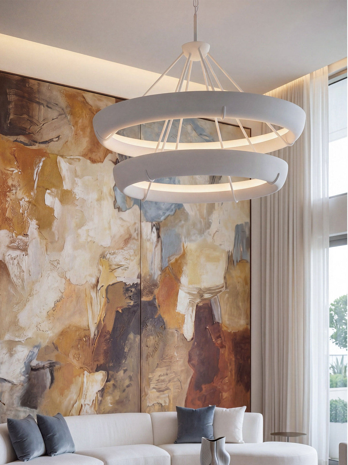 Yelhurst Candelabru inelar compozit