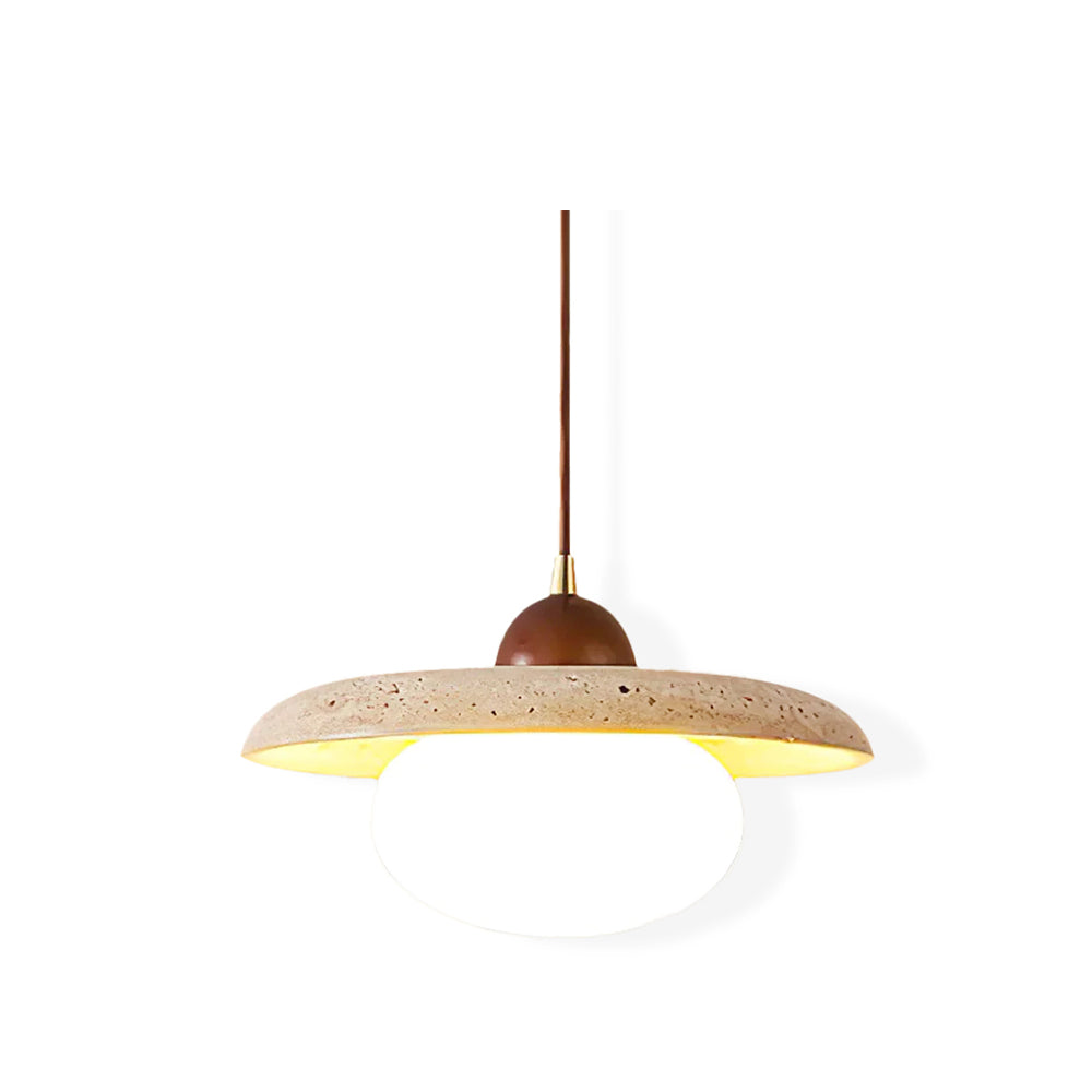 Seroaya lampă suspendată candelabru din travertin în stil modern