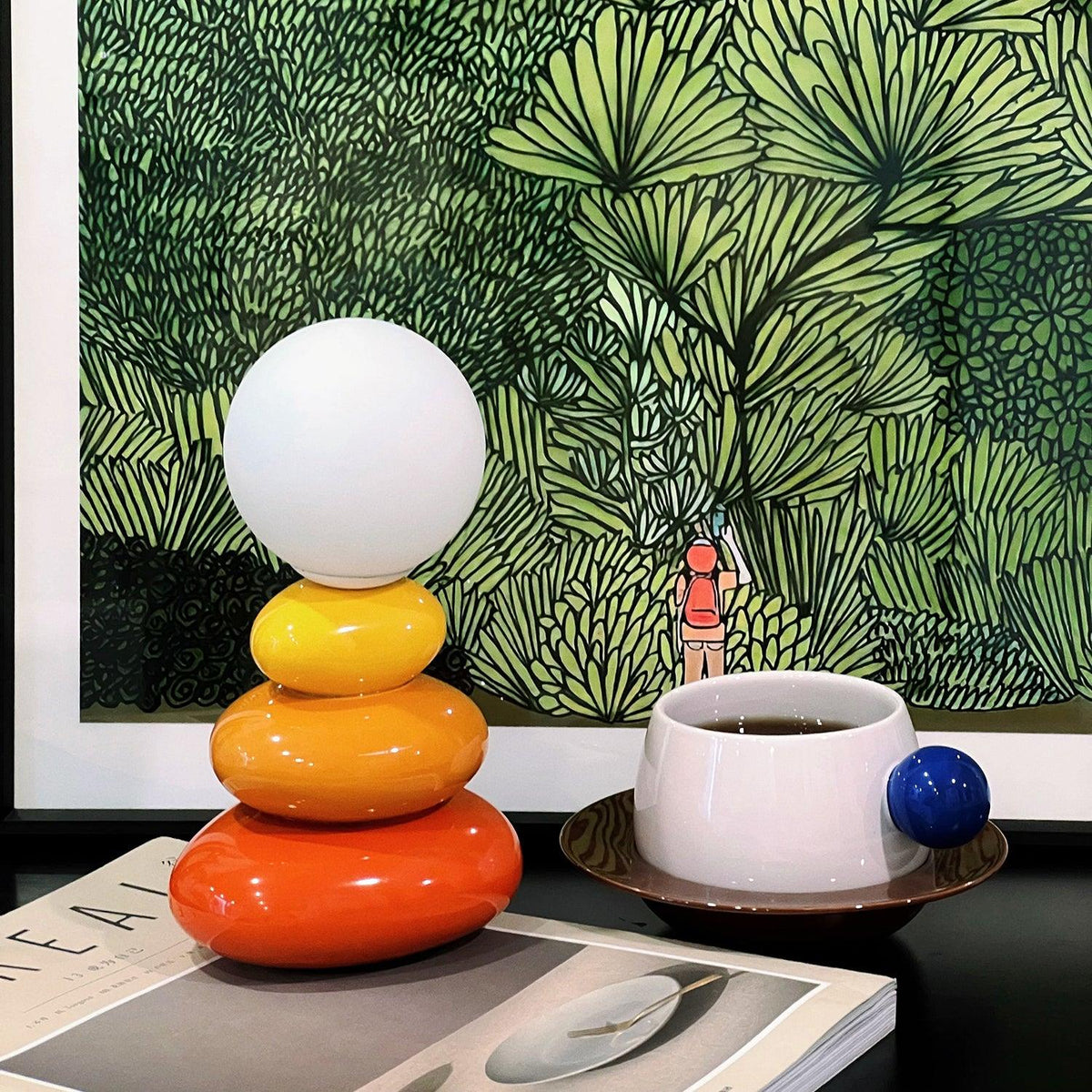 Devenu Ceramics jucăuș lampă de masă