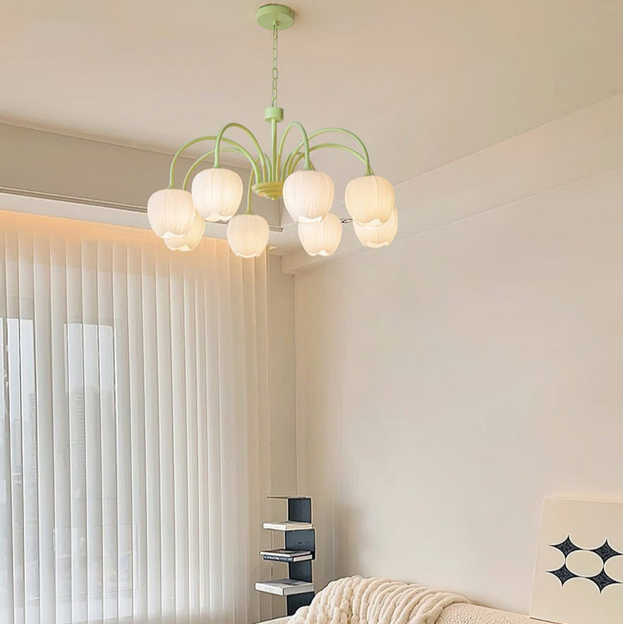 Candelabru Tulip Fresh din sticlă