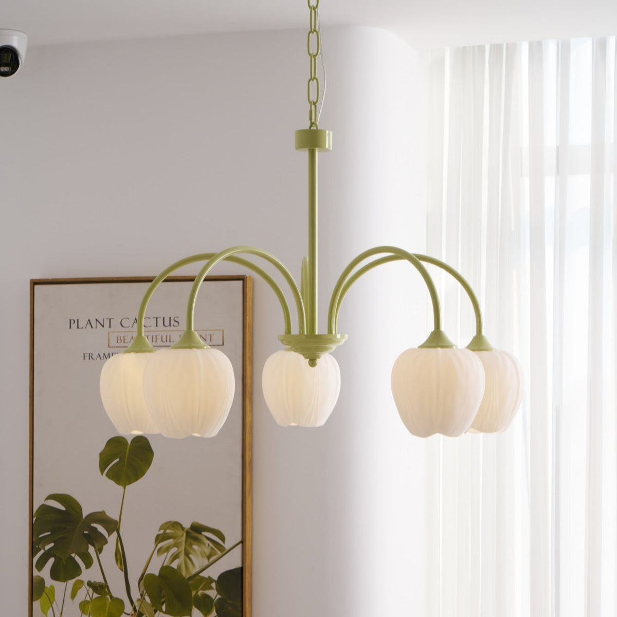 Candelabru Tulip Fresh din sticlă