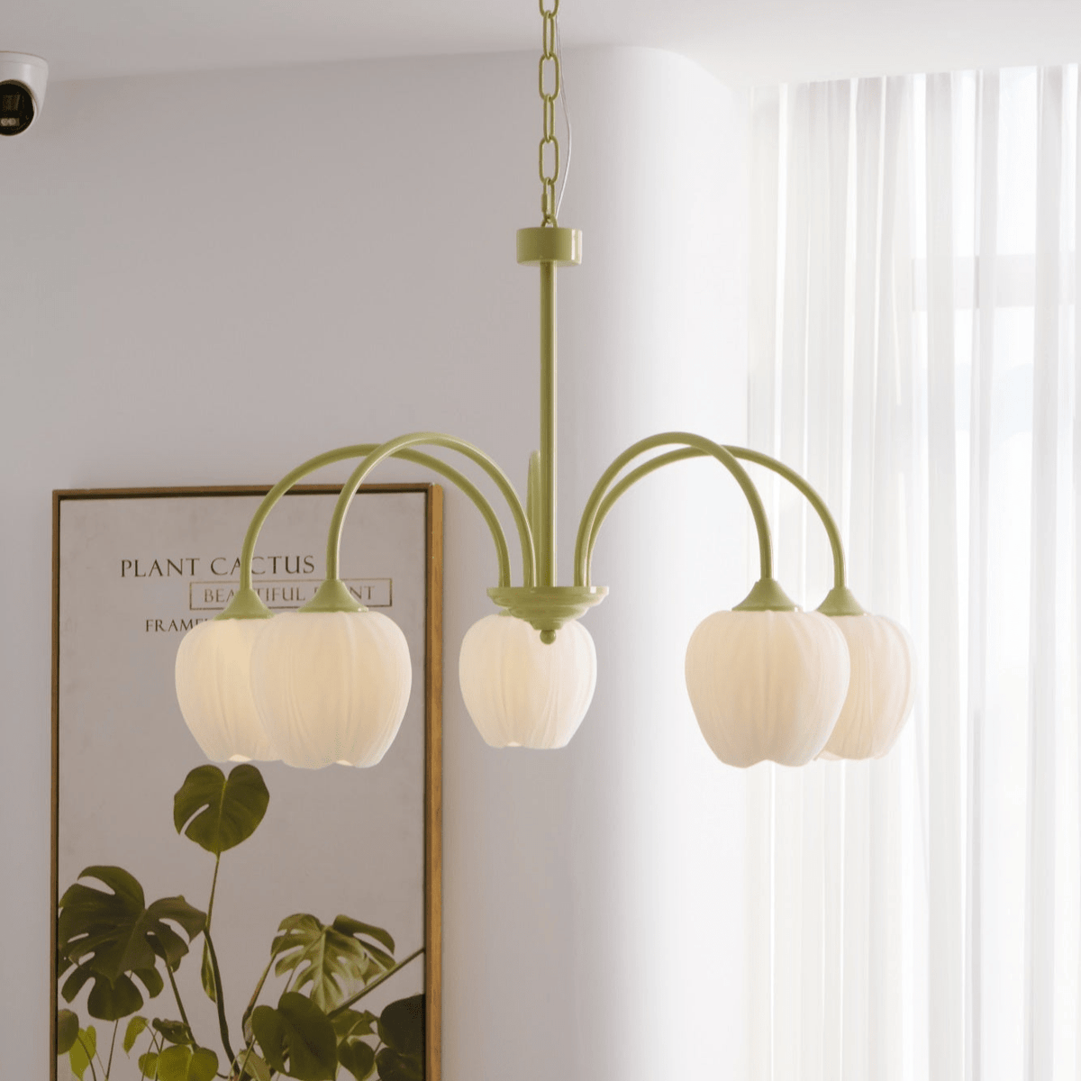 Candelabru Tulip Fresh din sticlă