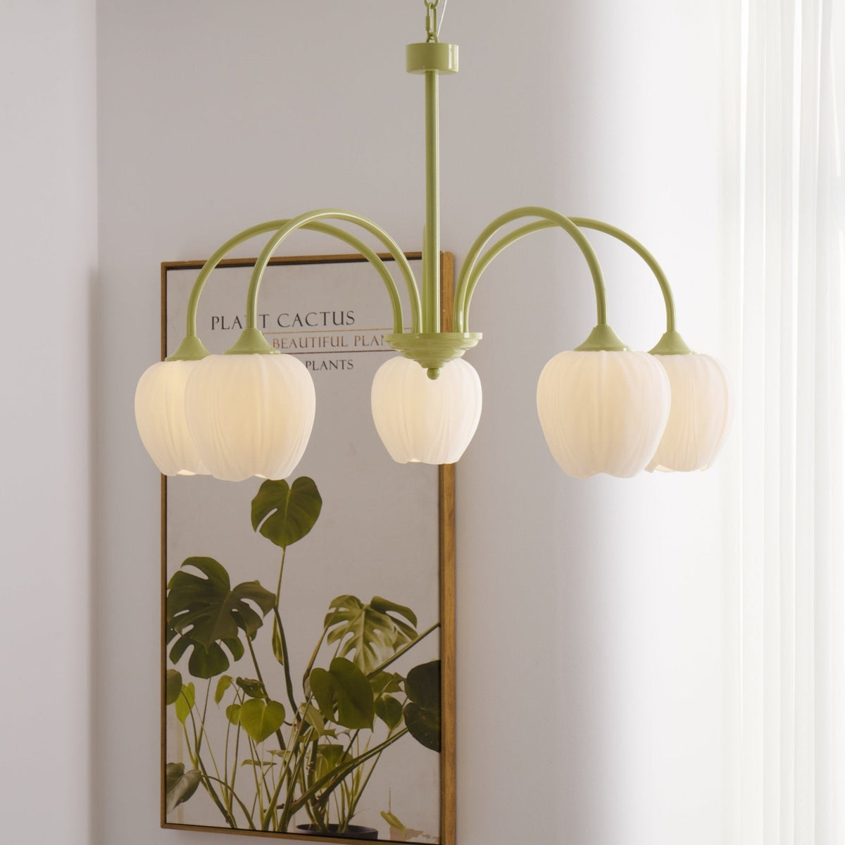 Candelabru Tulip Fresh din sticlă
