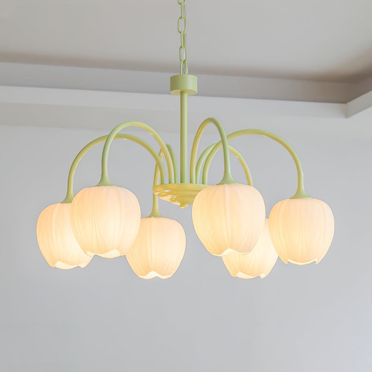 Candelabru Tulip Fresh din sticlă