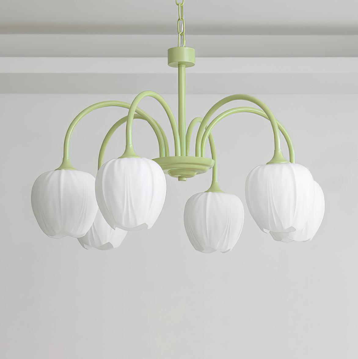 Candelabru Tulip Fresh din sticlă