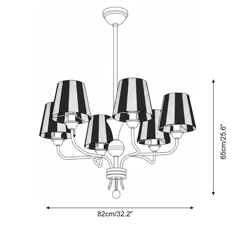 Viraaaine Stripe candelabru